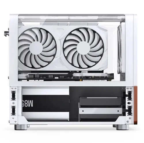Case JONSBO V12 White – M-ATX/ITX| GPU 260mm| Kính 270°